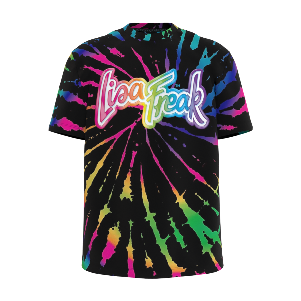 Lisa Freak Unisex Rainbow Tie Dye Tee – Lisa Frank Lisa Freak Unisex Rainbow Tie Dye Tee – Lisa Frank