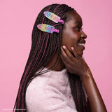 Lisa Frank x Kitsch XL Creaseless Clips in Rainbow Leopard