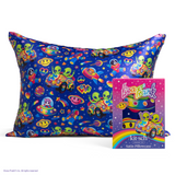 Lisa Frank x Kitsch Satin Pillowcase in Zoomer™ & Zorbit™