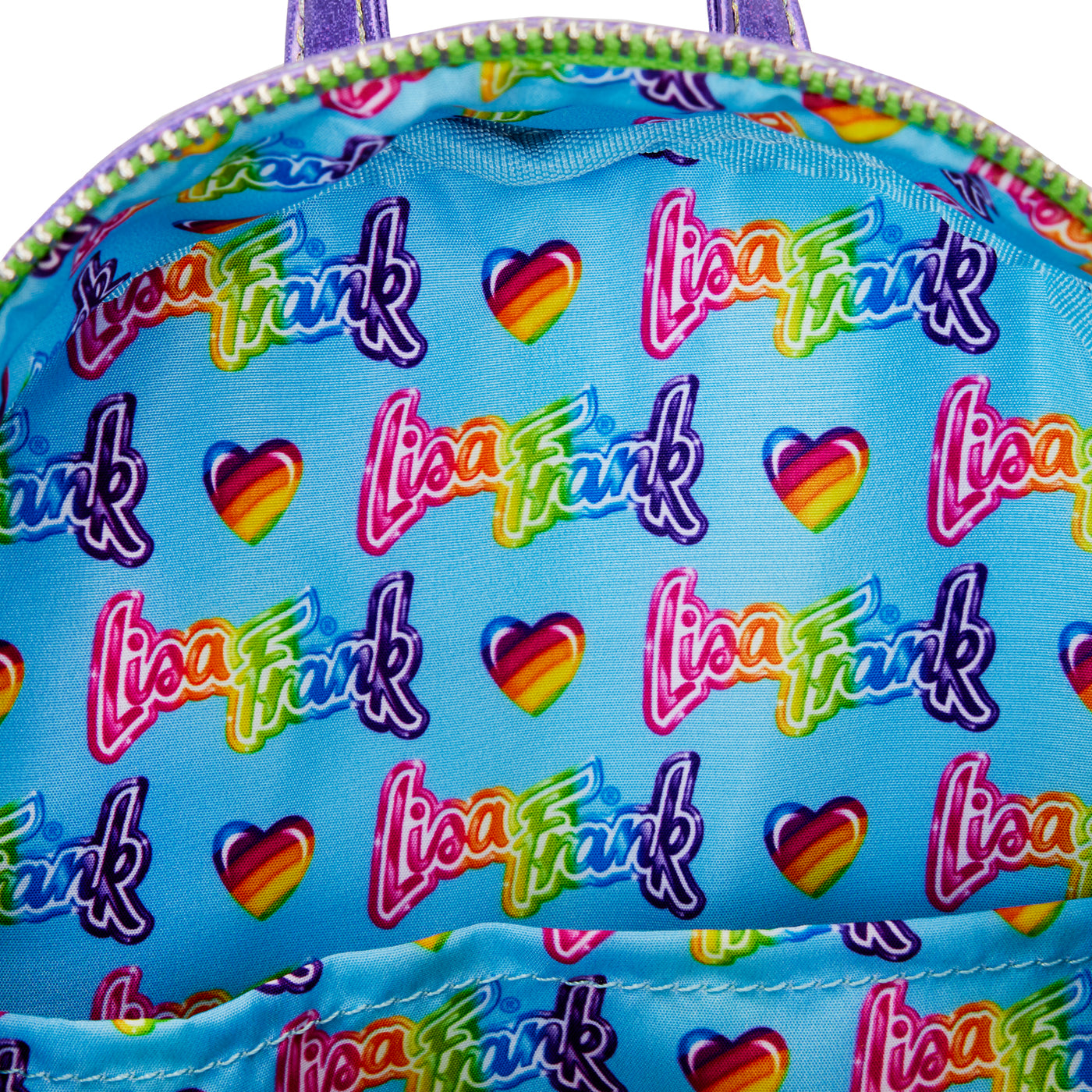 husky sparkle mini backpack Holographic Glitter Color Block Mini Backpack – Lisa Frank