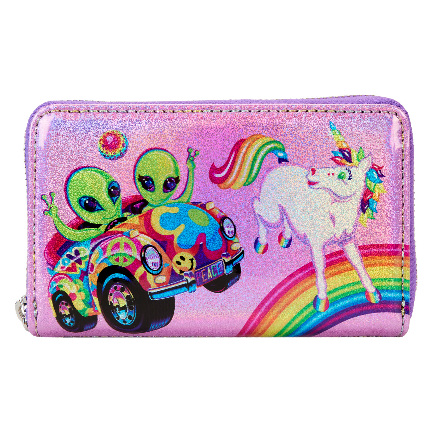 Holographic Glitter Color Block Wallet Lisa Frank Holographic Glitter Color Block Wallet Lisa Frank
