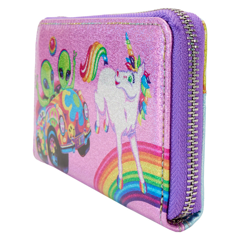 Holographic Glitter Color Block Wallet