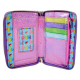 Holographic Glitter Color Block Wallet