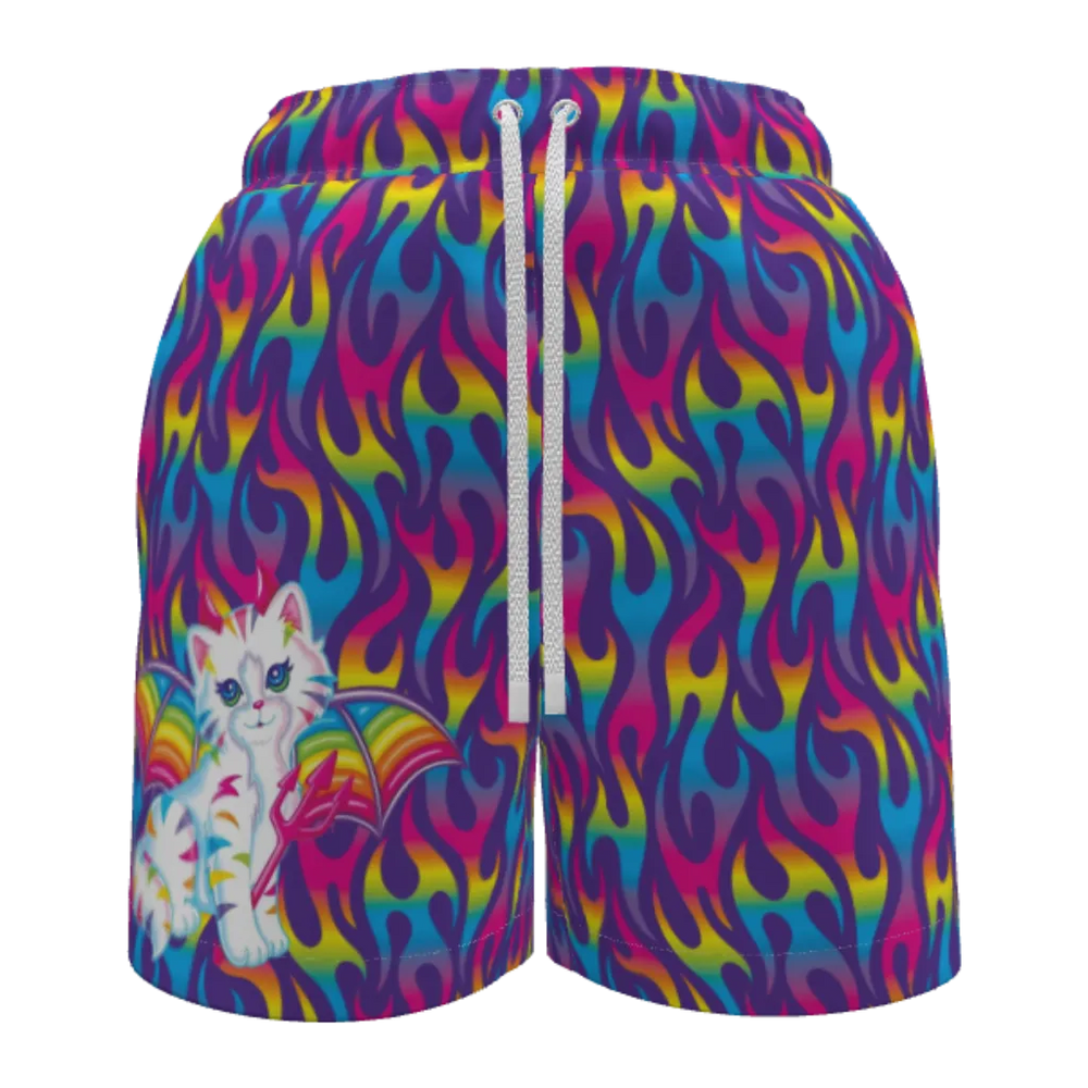 Lisa Freak Purple Angel Kitty Devil Women's Shorts – Lisa Frank