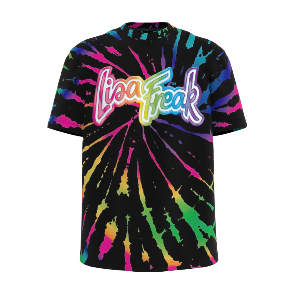 Lisa Freak Unisex Rainbow Tie Dye Tee – Lisa Frank Lisa Freak Unisex Rainbow Tie Dye Tee – Lisa Frank