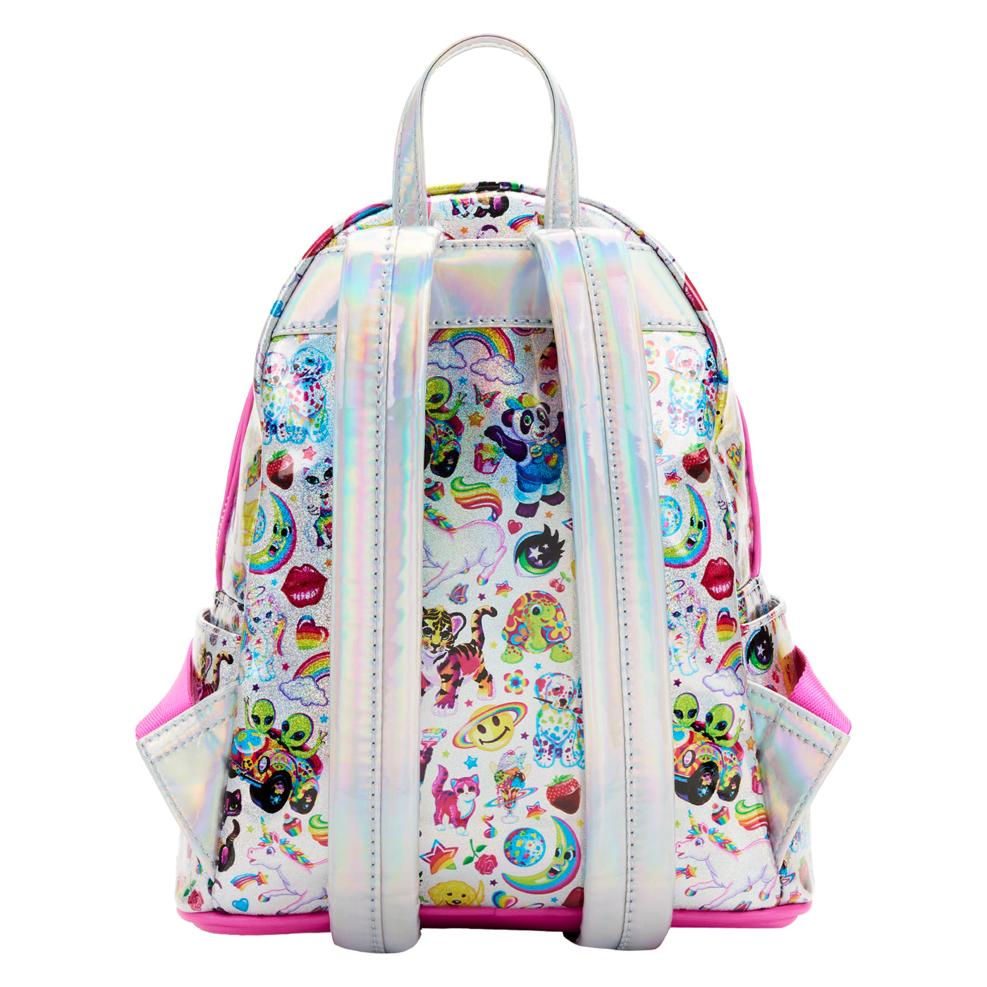 Clear holographic mini backpack hotsell