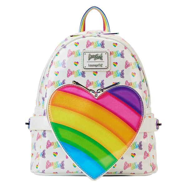 Claire's mini backpack keychain notebook pen set pink rainbow Heart Love