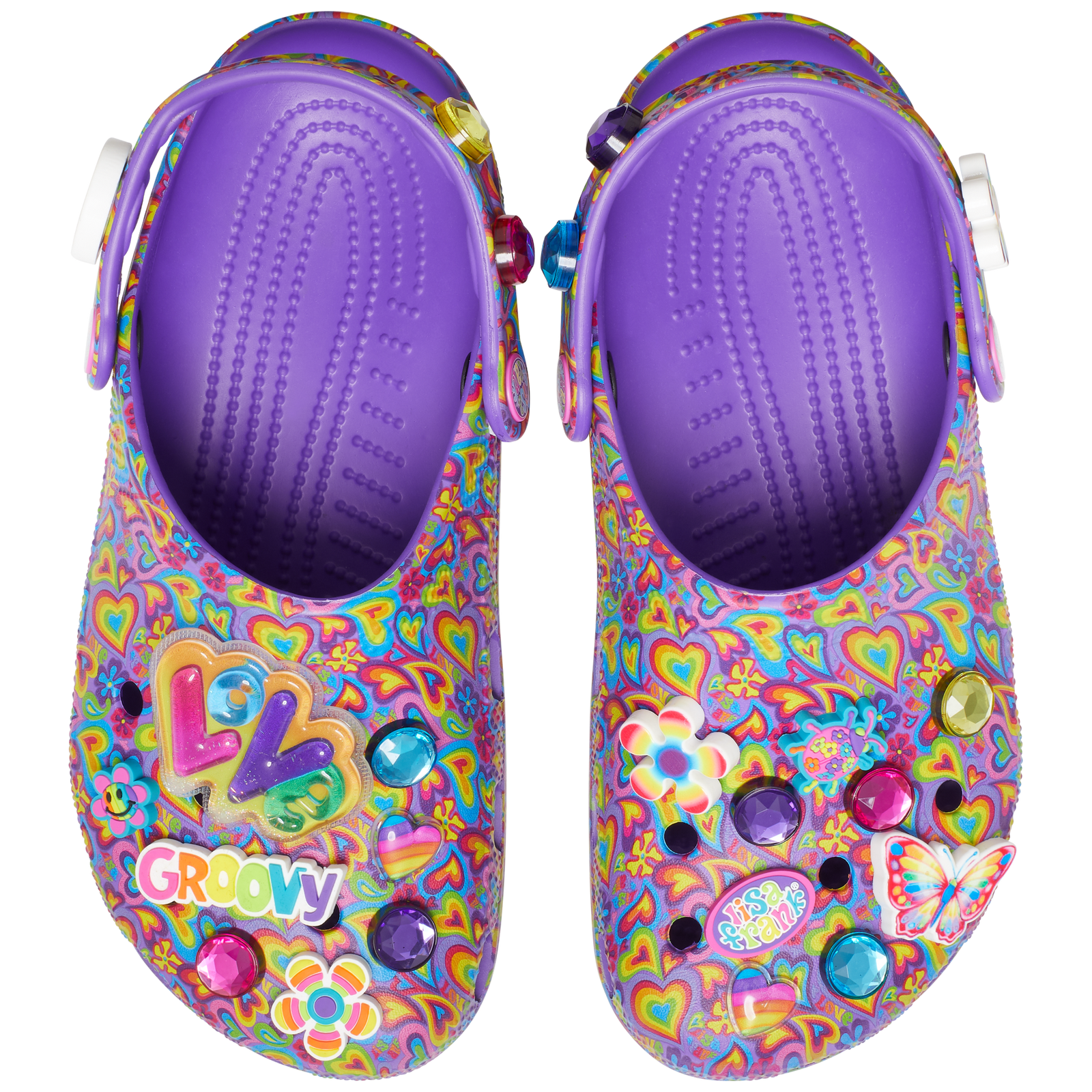 Lisa frank top Crocs